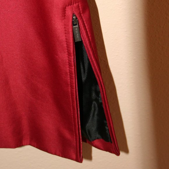 Clavin Klein Red Trench Coat Rain Coat - Picture 5 of 6